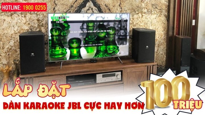 Lắp đặt dàn karaoke JBL Cao Cấp cho gia đình anh Thanh ở Hà Nội , Loa JBL KP6012, Sub bass 40 JBL