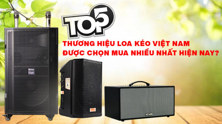 Top 5 thương hiệu Loa kéo Việt Nam được chọn mua nhiều nhất hiện nay